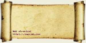 Jovana Minić vizit kartica